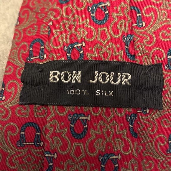 BON JOUR MENS TIE ROPE KNOT TIE DESIGN - Picture 4 of 7